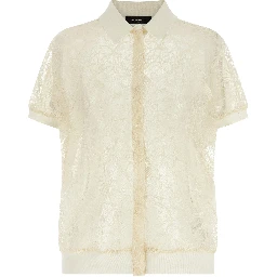 Beige Silk Cardigan