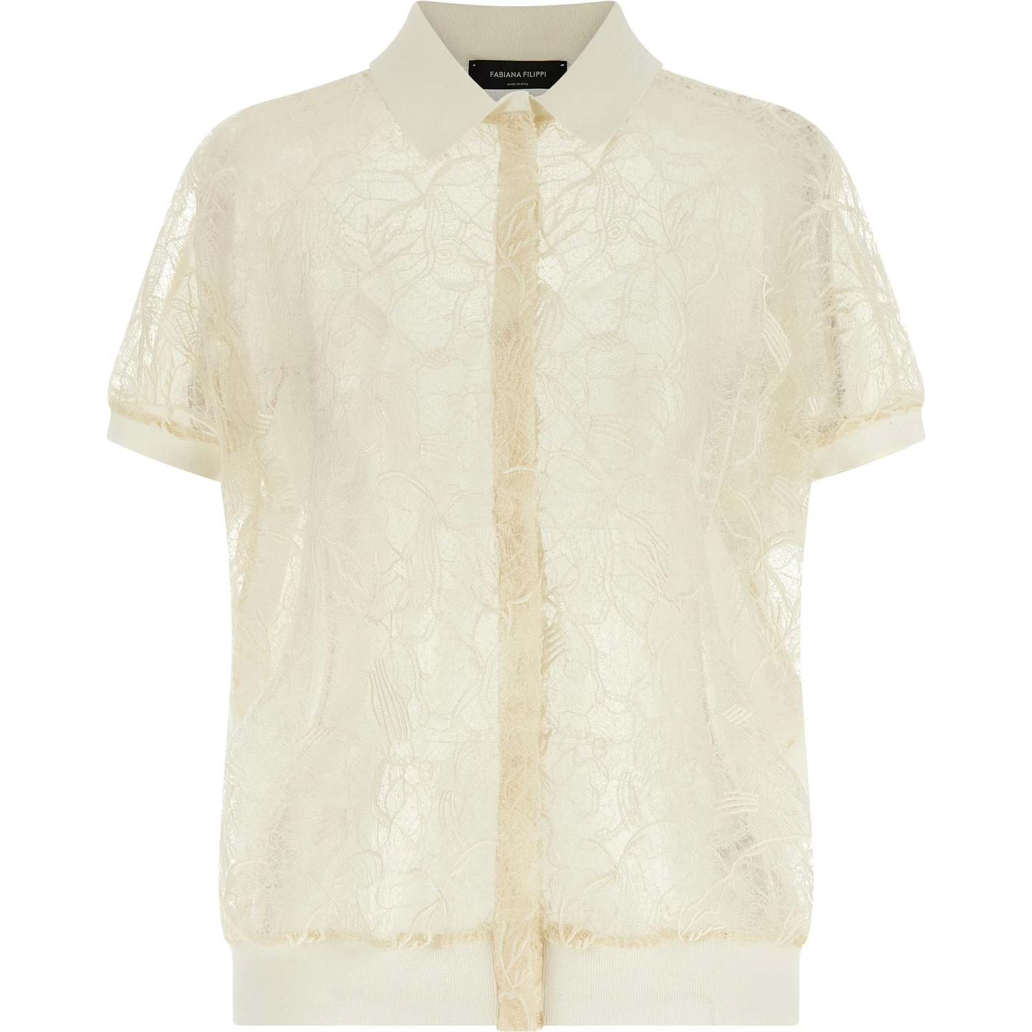 Beige Silk Cardigan