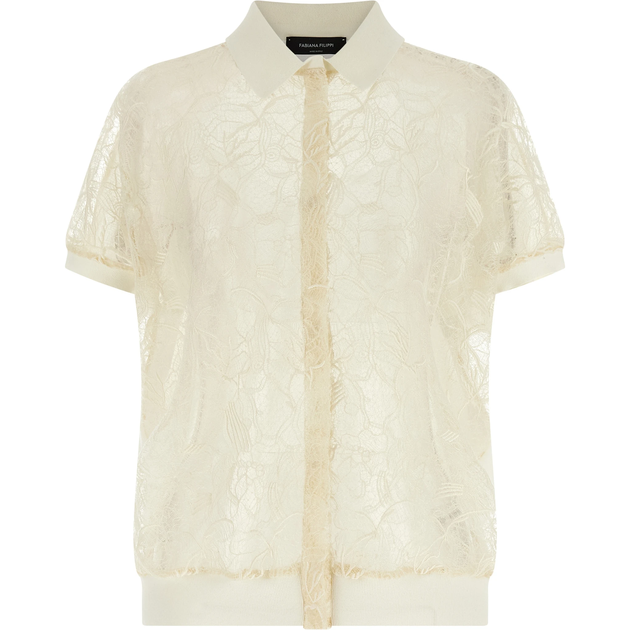 Beige Silk Cardigan