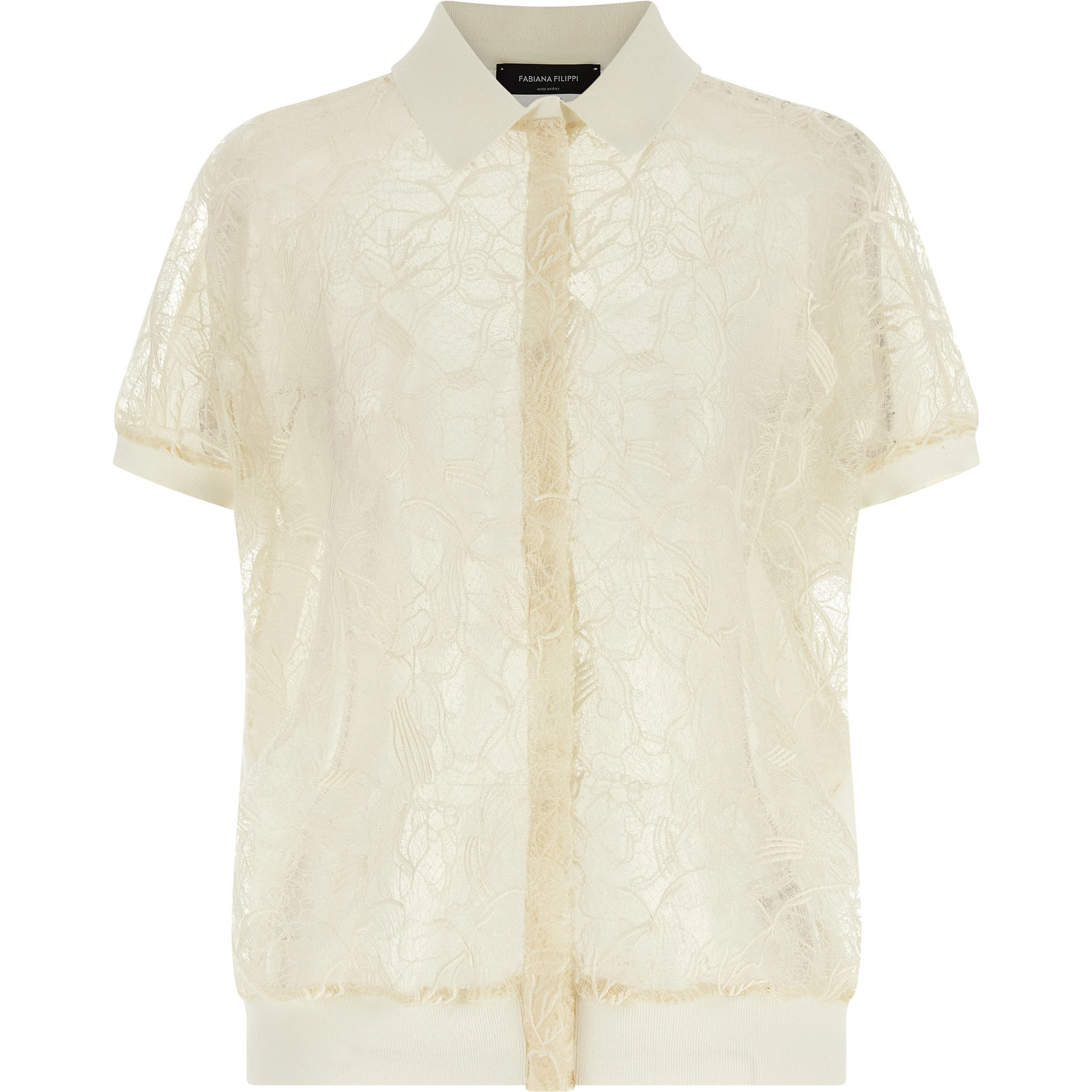 Beige Silk Cardigan