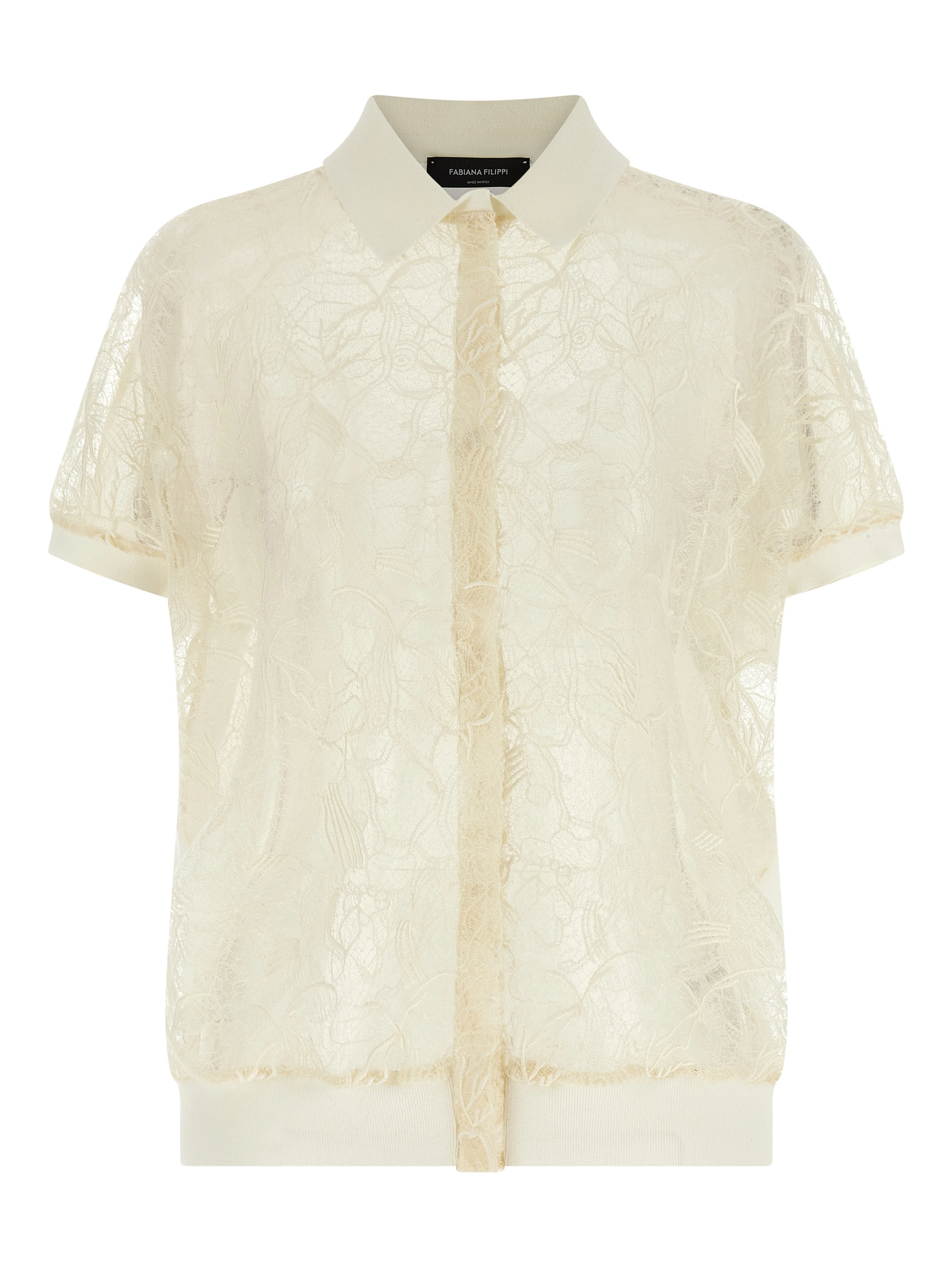 Beige Silk Cardigan