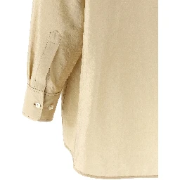 Beige Silk Blouse