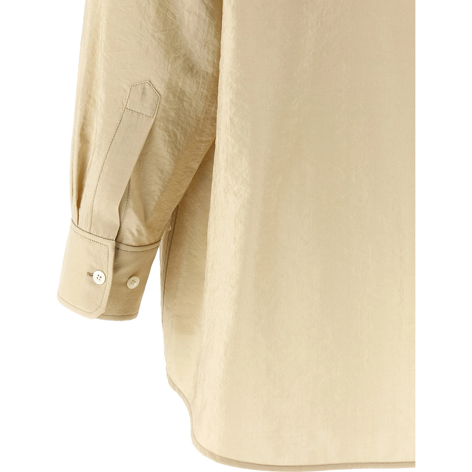 Beige Silk Blouse