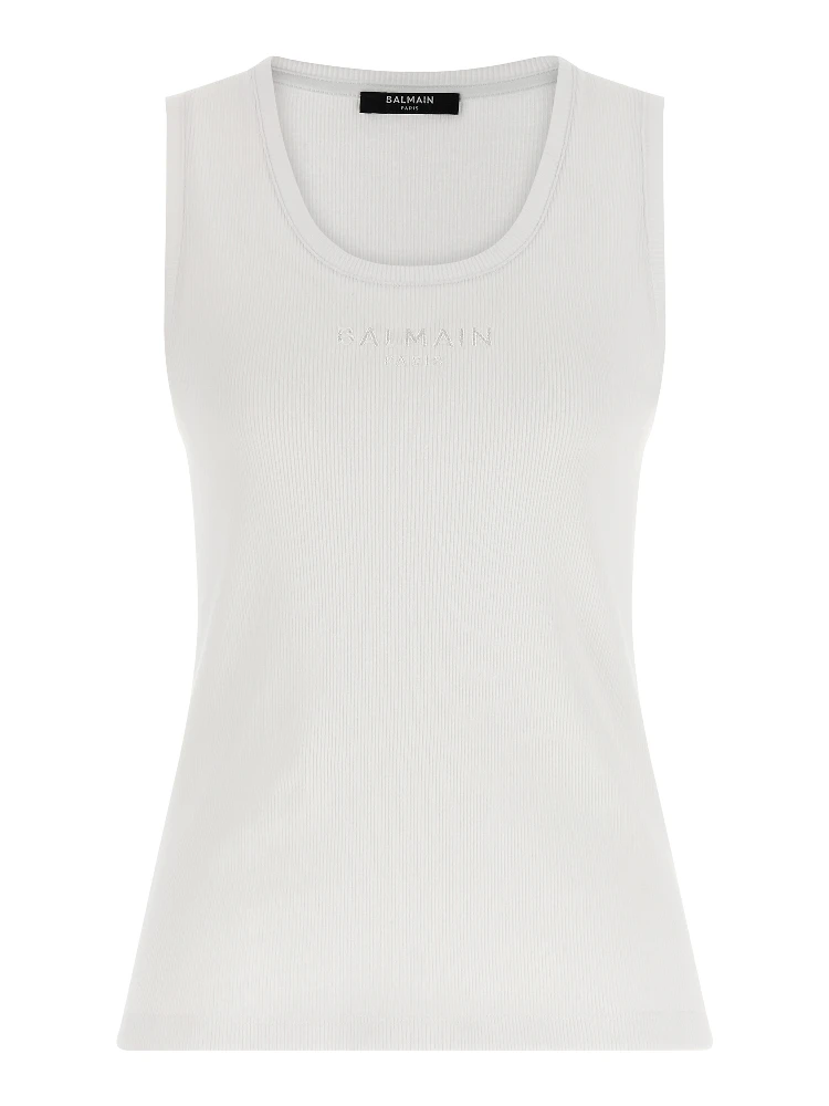 White Cotton Tank Tops