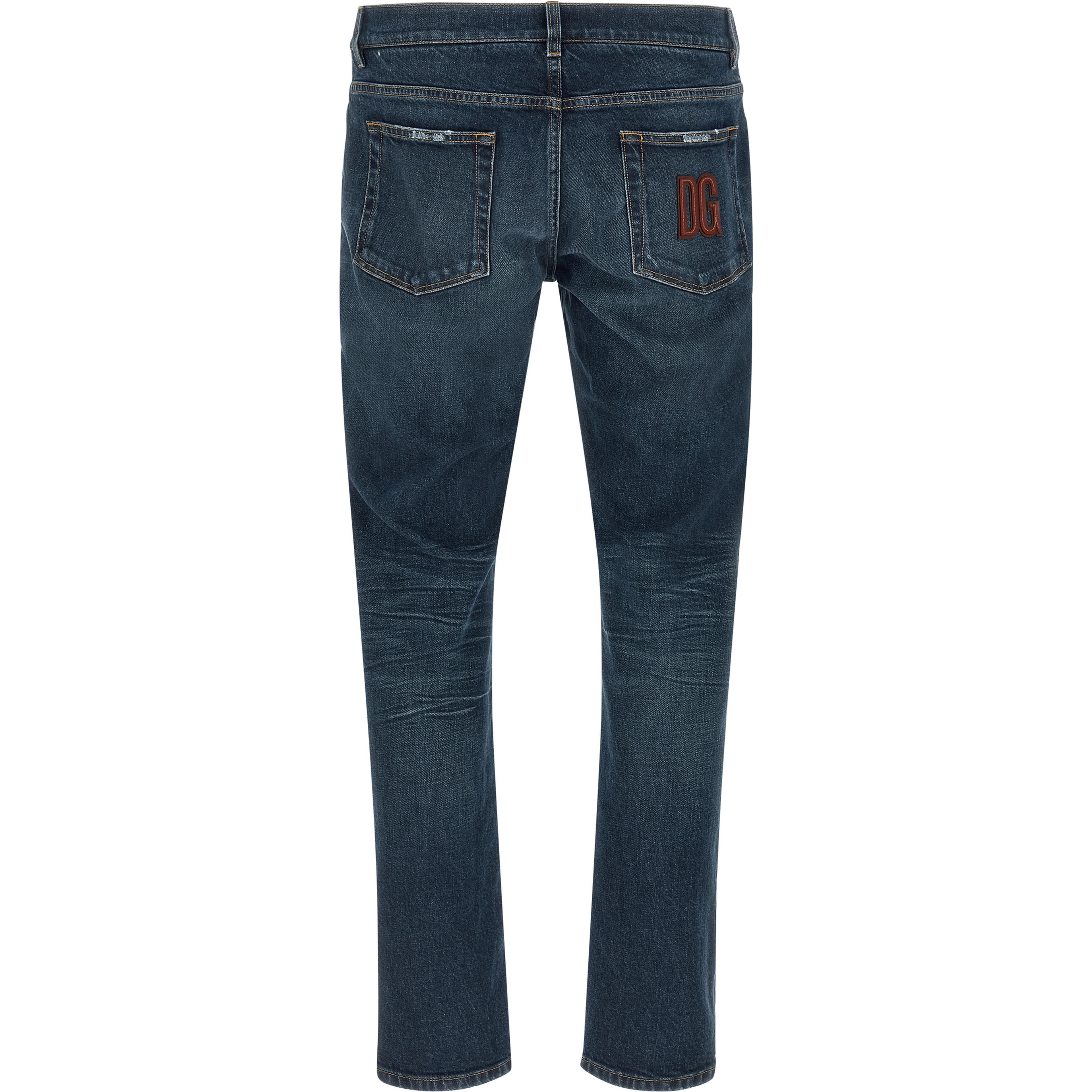 Blue Cotton Jeans Denim