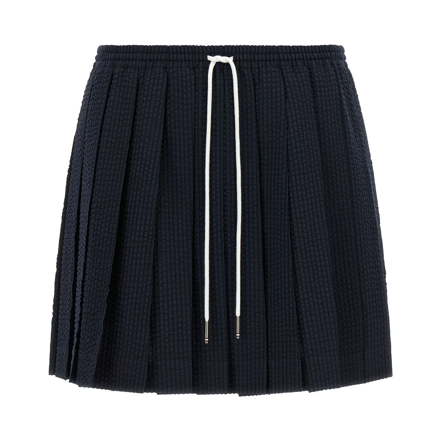 Blue Wool Long Skirt