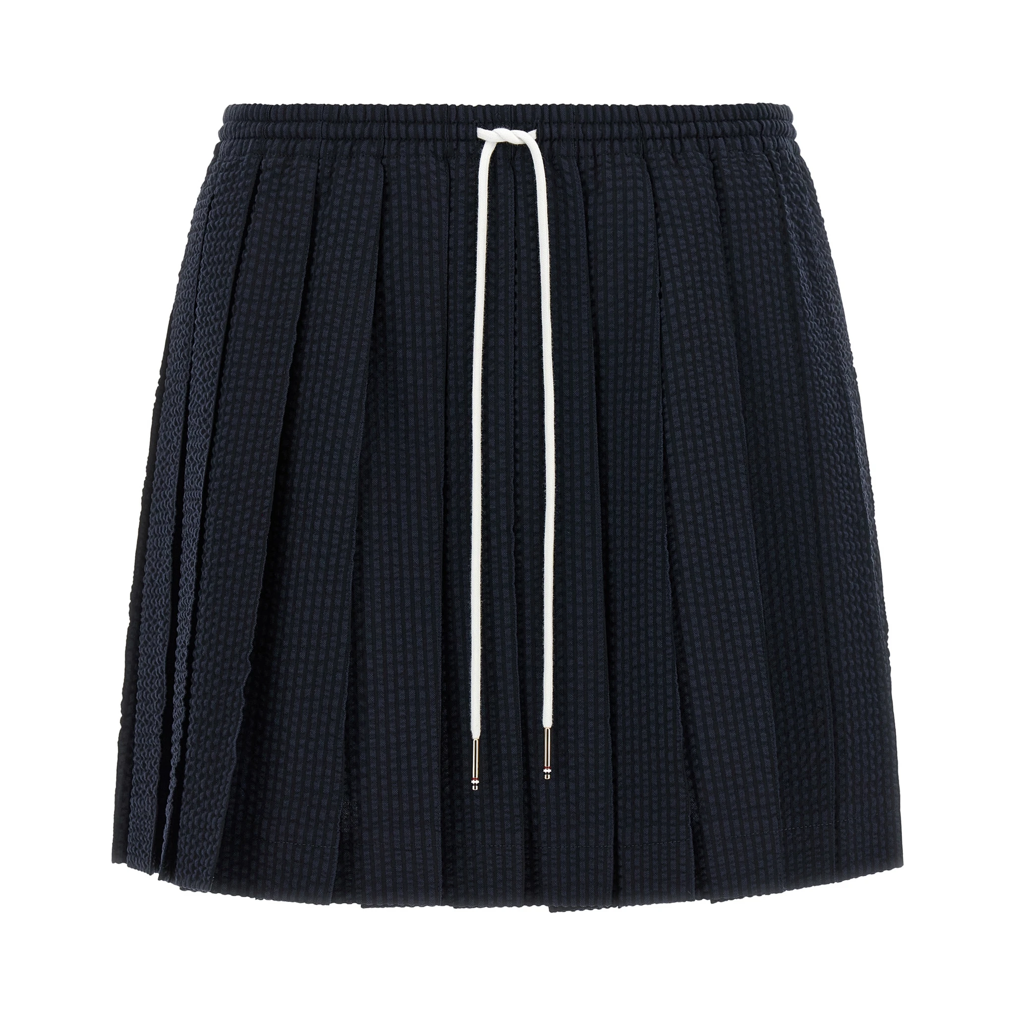 Blue Wool Long Skirt