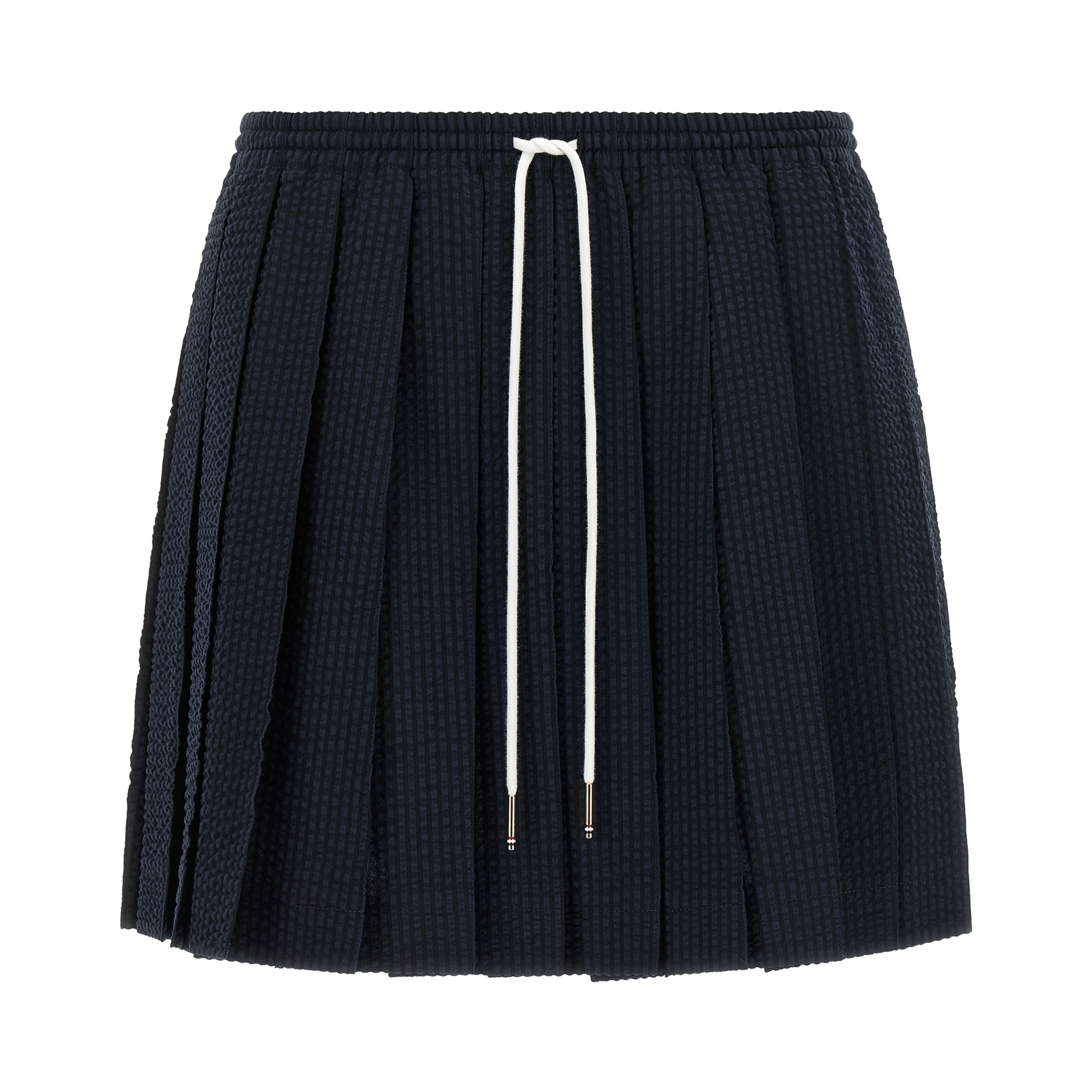 Blue Wool Long Skirt