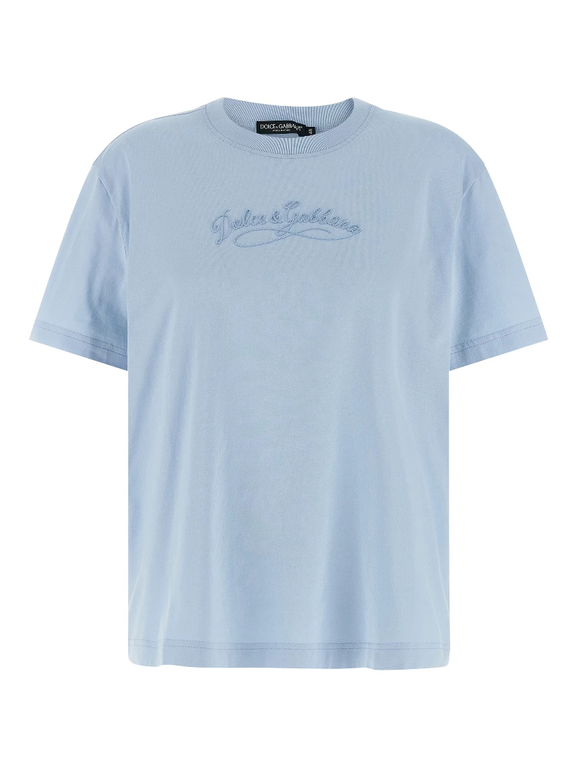 Blue Cotton T-Shirt