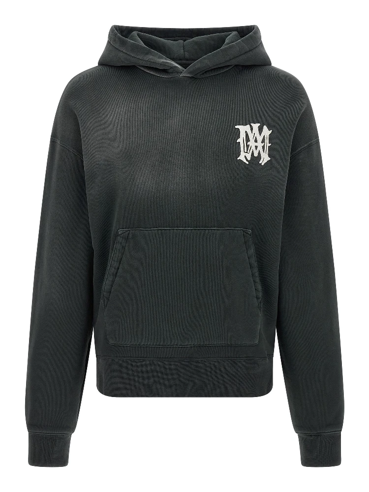 Black Cotton Sweatshirt