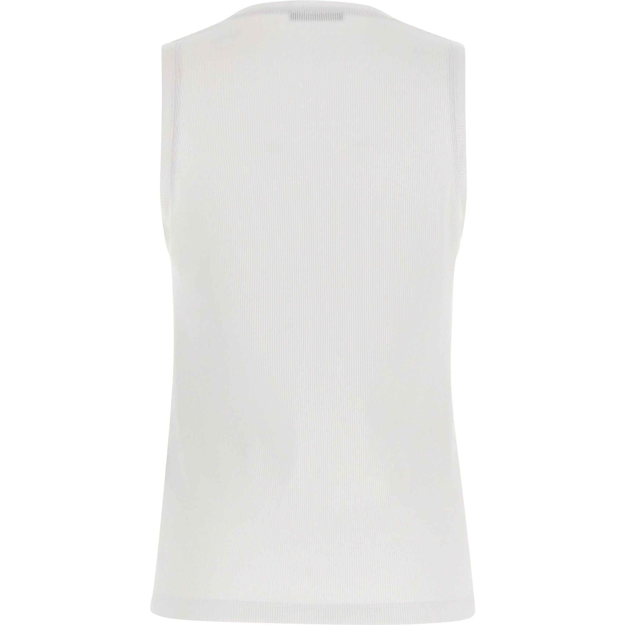 White Cotton Tank Tops