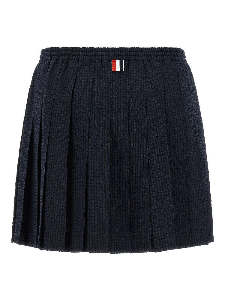 Blue Wool Long Skirt alternative