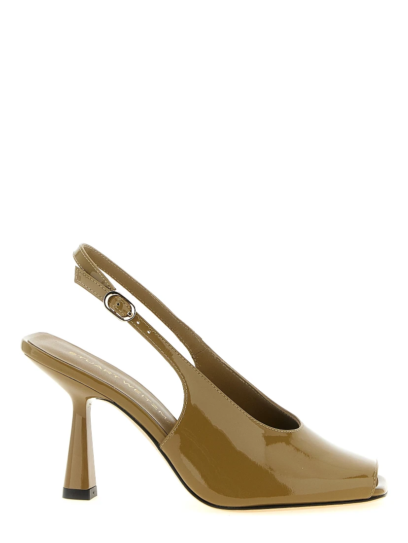 Bicolor Polyethylene High Heel Pumps