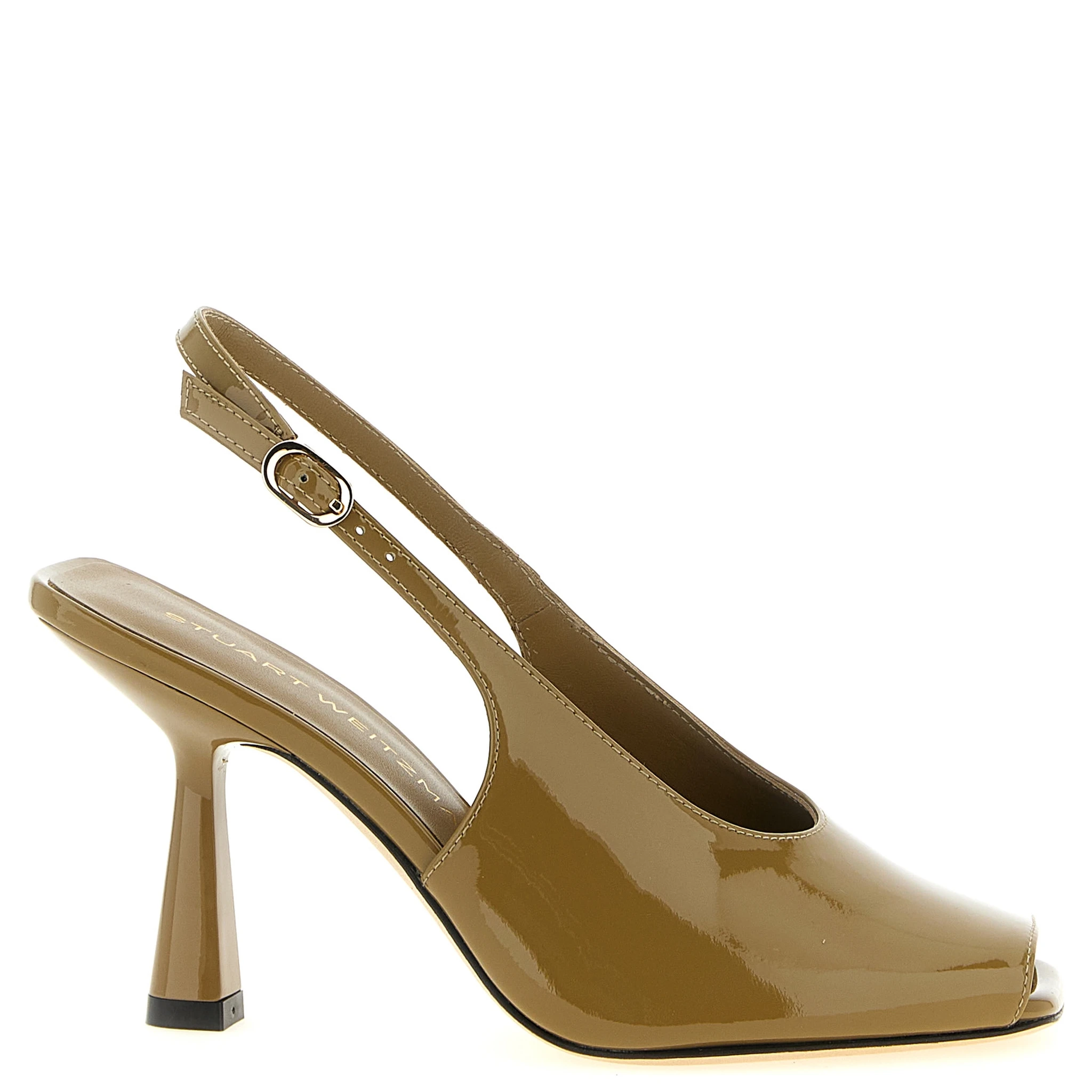 Bicolor Polyethylene High Heel Pumps