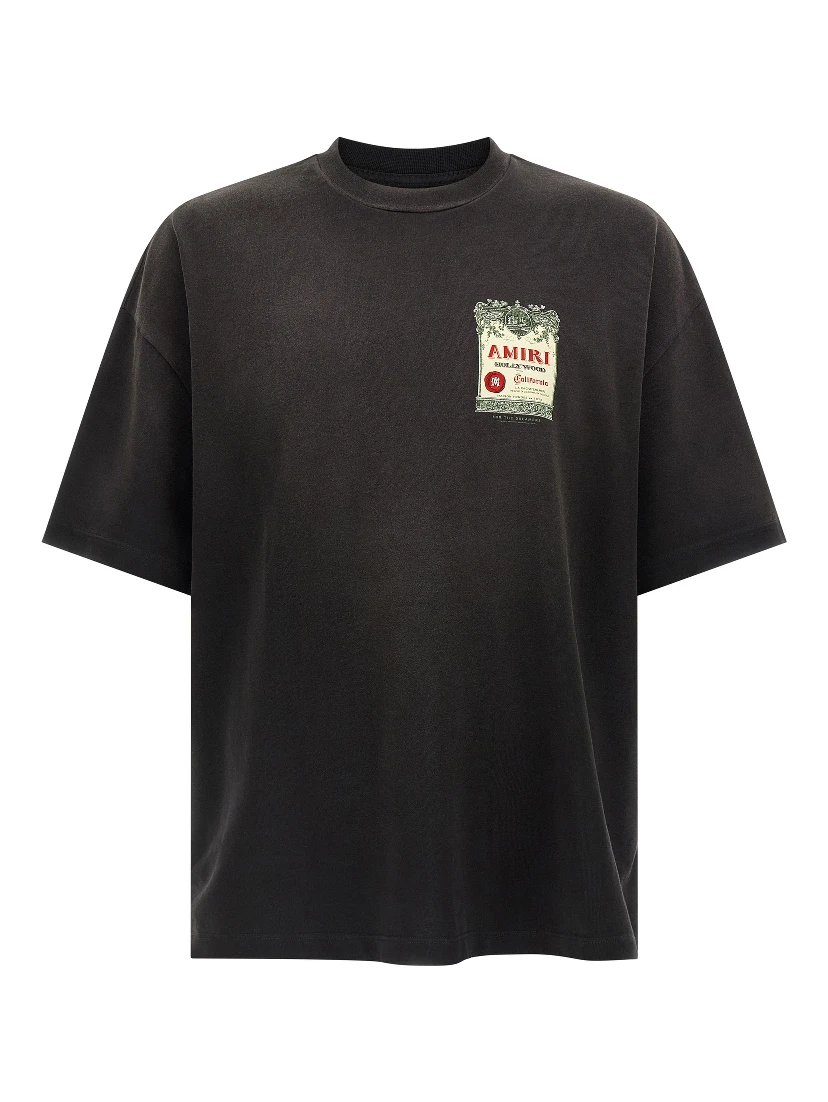 Black Cotton T-Shirt