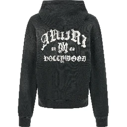Black Cotton Sweatshirt
