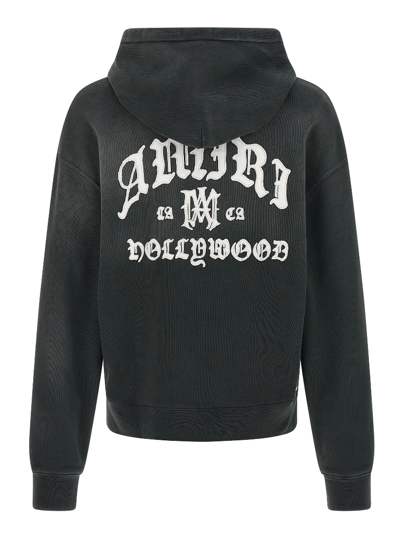 Black Cotton Sweatshirt