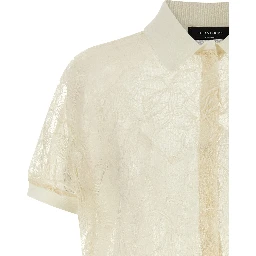 Beige Silk Cardigan