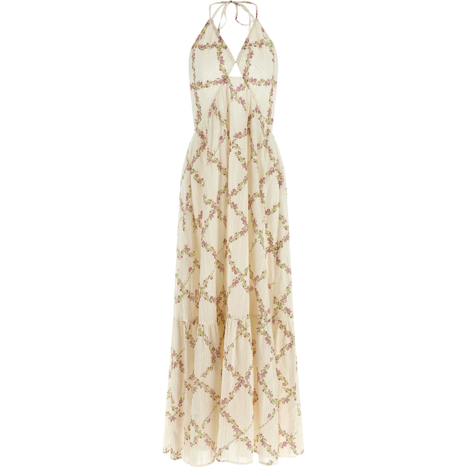 White Cotton Long Dress