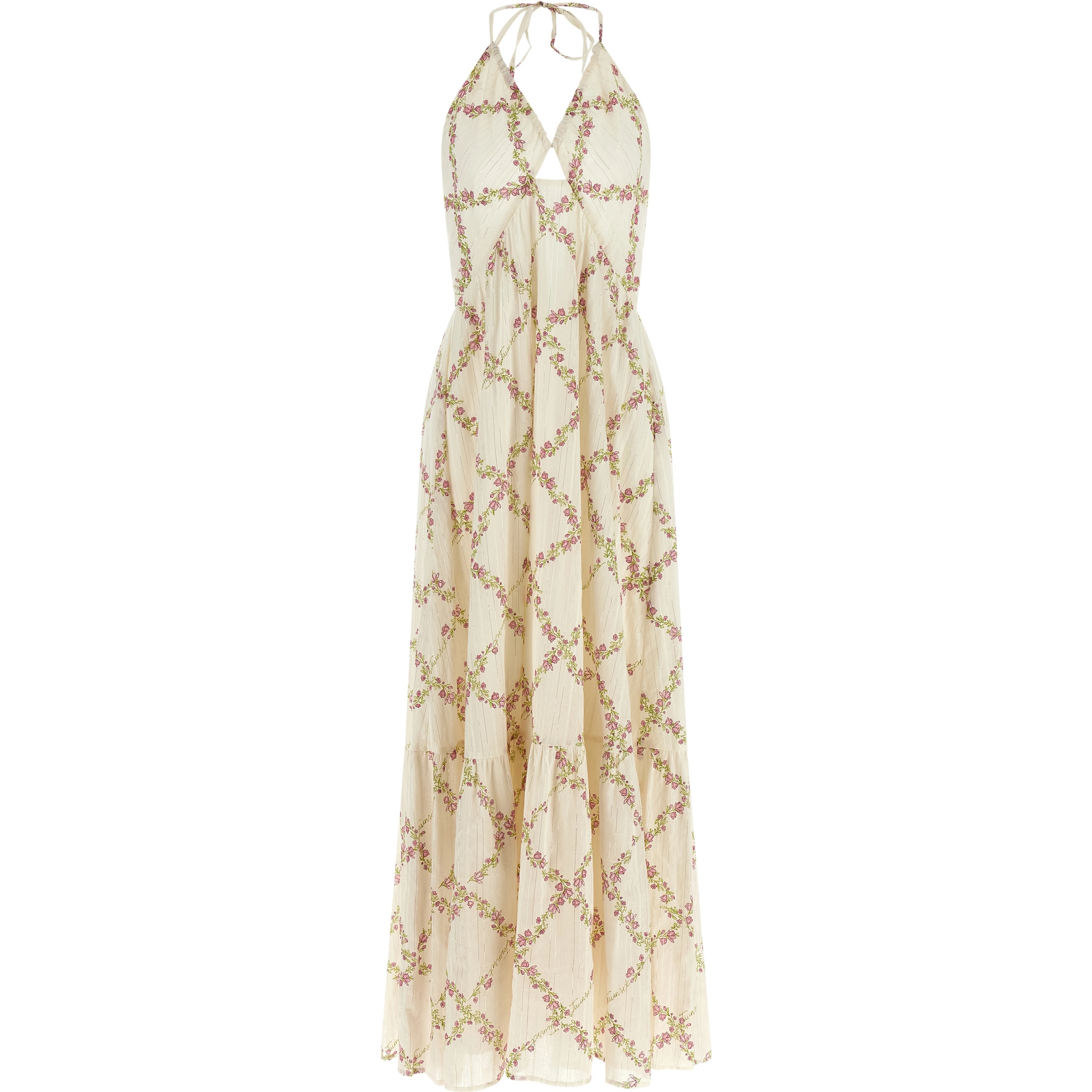 White Cotton Long Dress