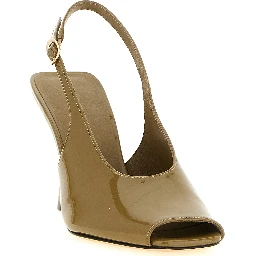 Bicolor Polyethylene High Heel Pumps