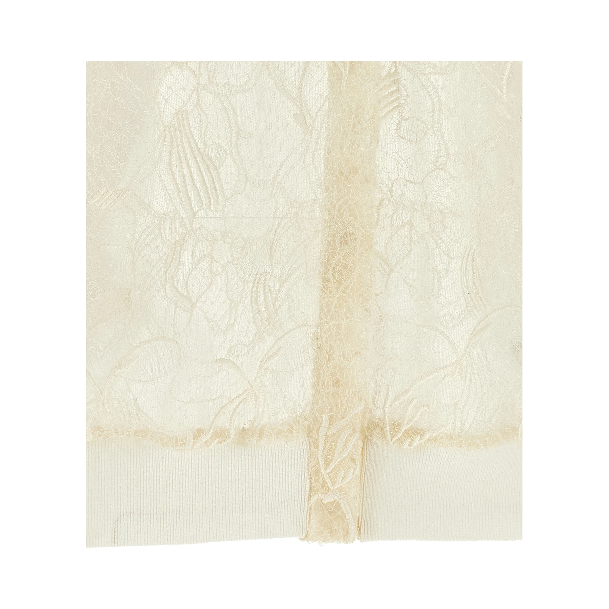Beige Silk Cardigan
