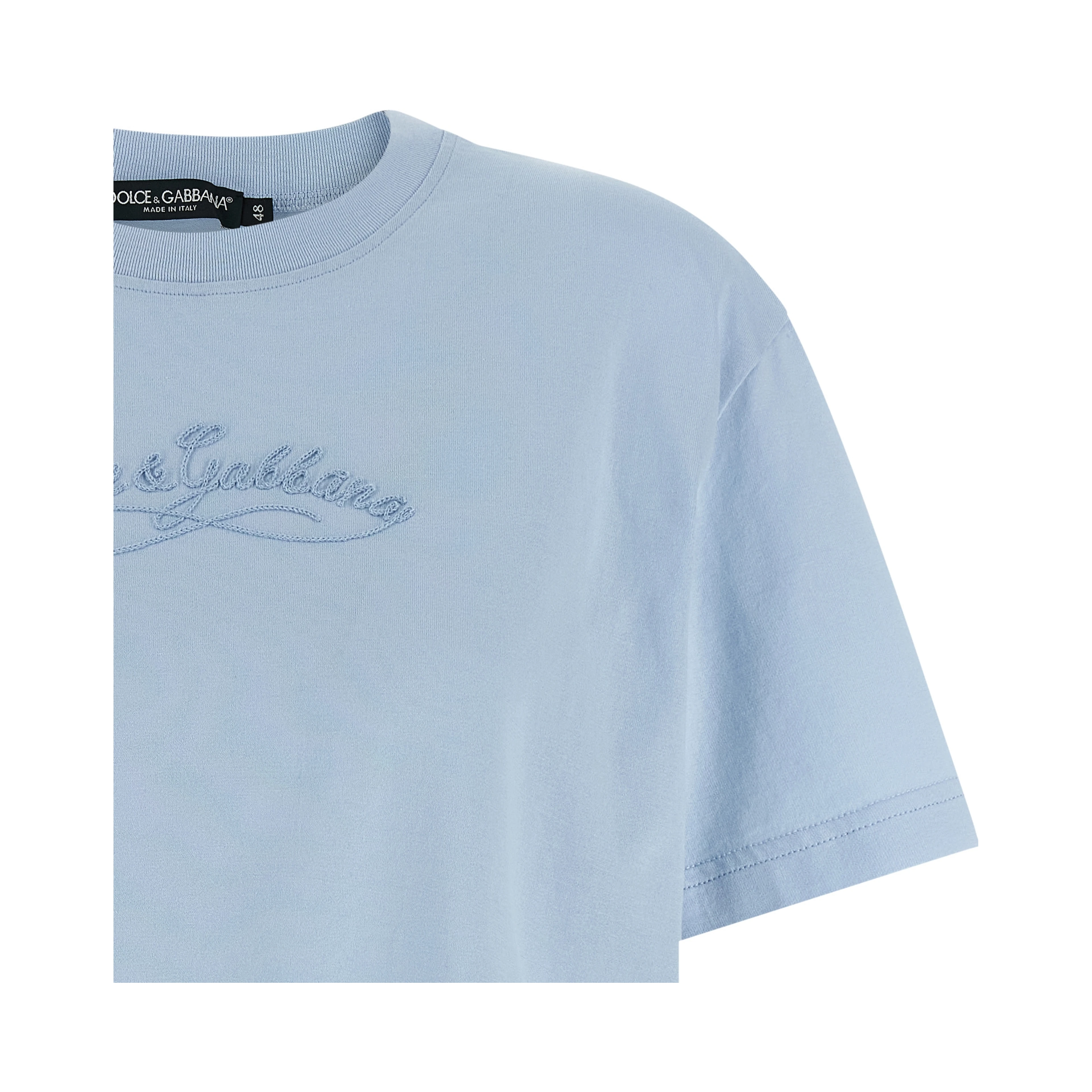 Blue Cotton T-Shirt