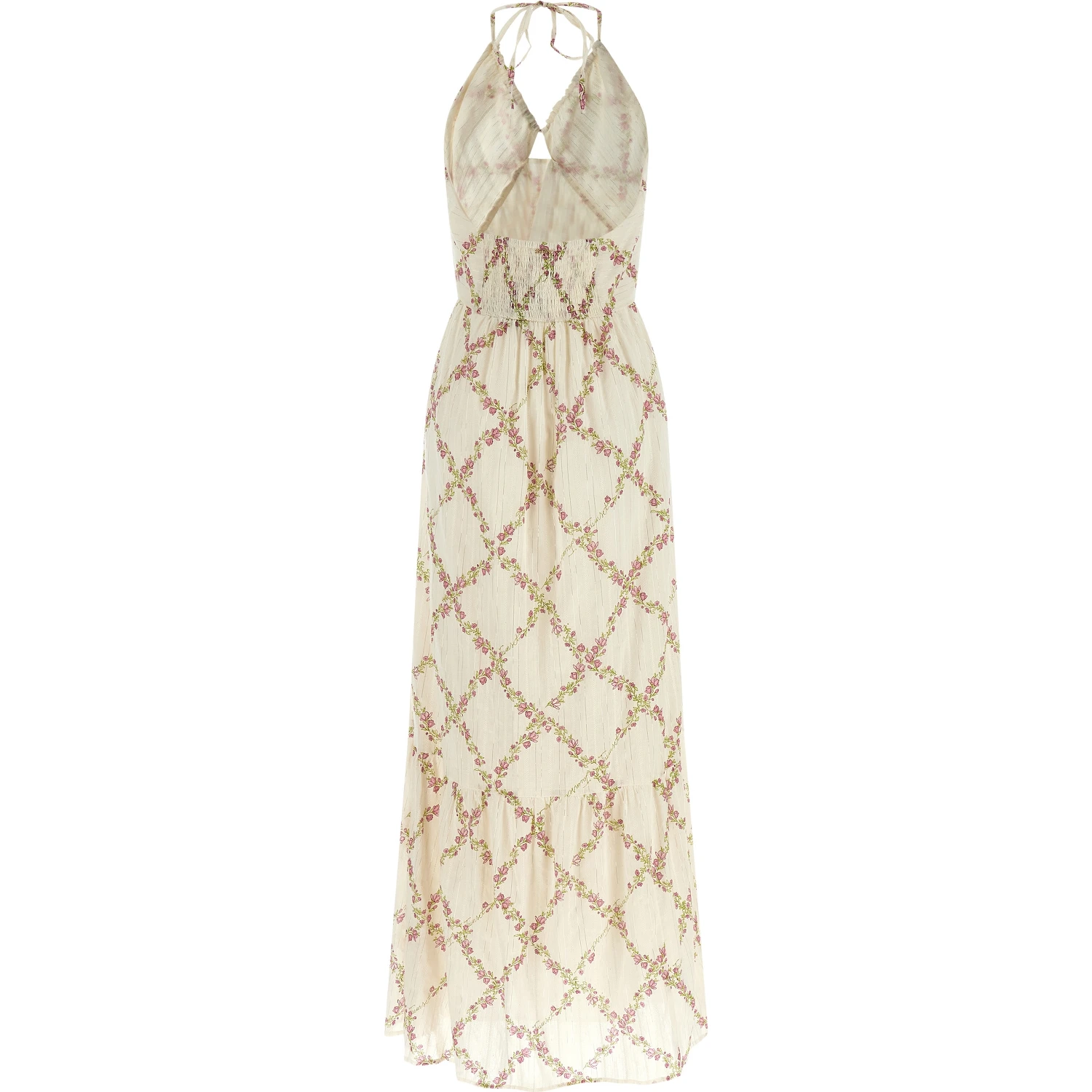 White Cotton Long Dress