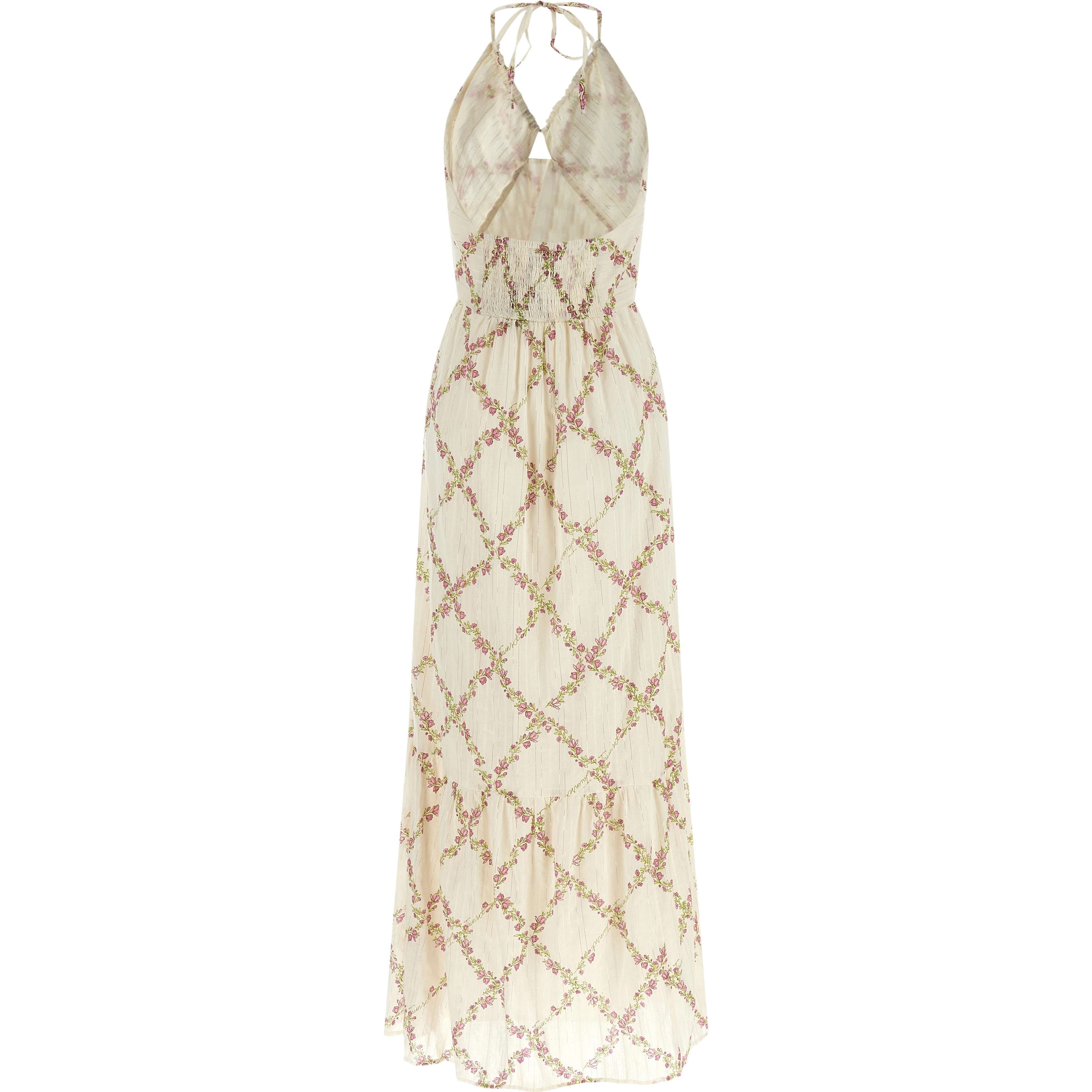 White Cotton Long Dress