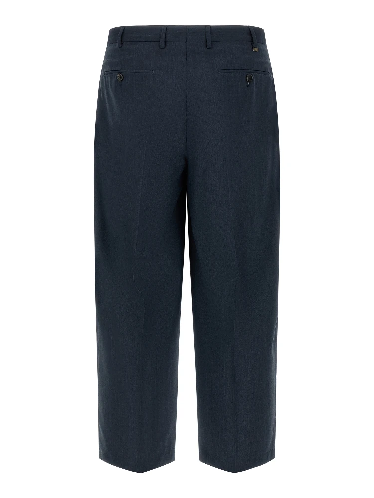 Blue Virgin Wool Dress Pants alternative