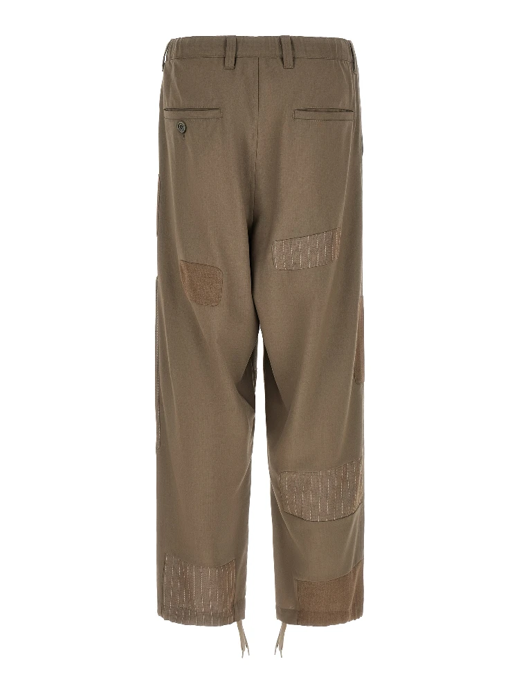 Beige Wool Casual Pants alternative