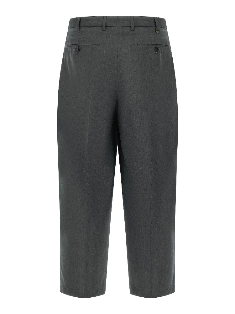 Gray Virgin Wool Dress Pants alternative