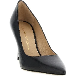 Black Calfskin High Heel Pumps