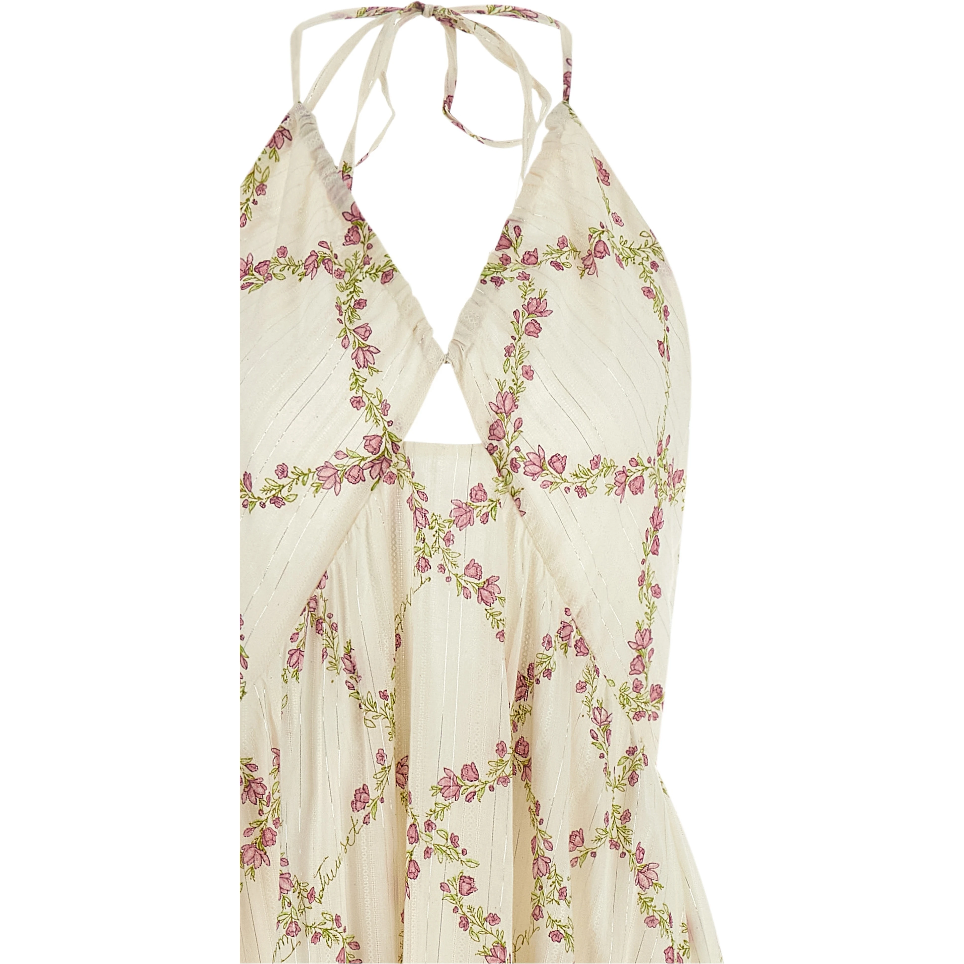 White Cotton Long Dress
