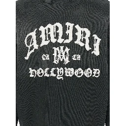 Black Cotton Sweatshirt