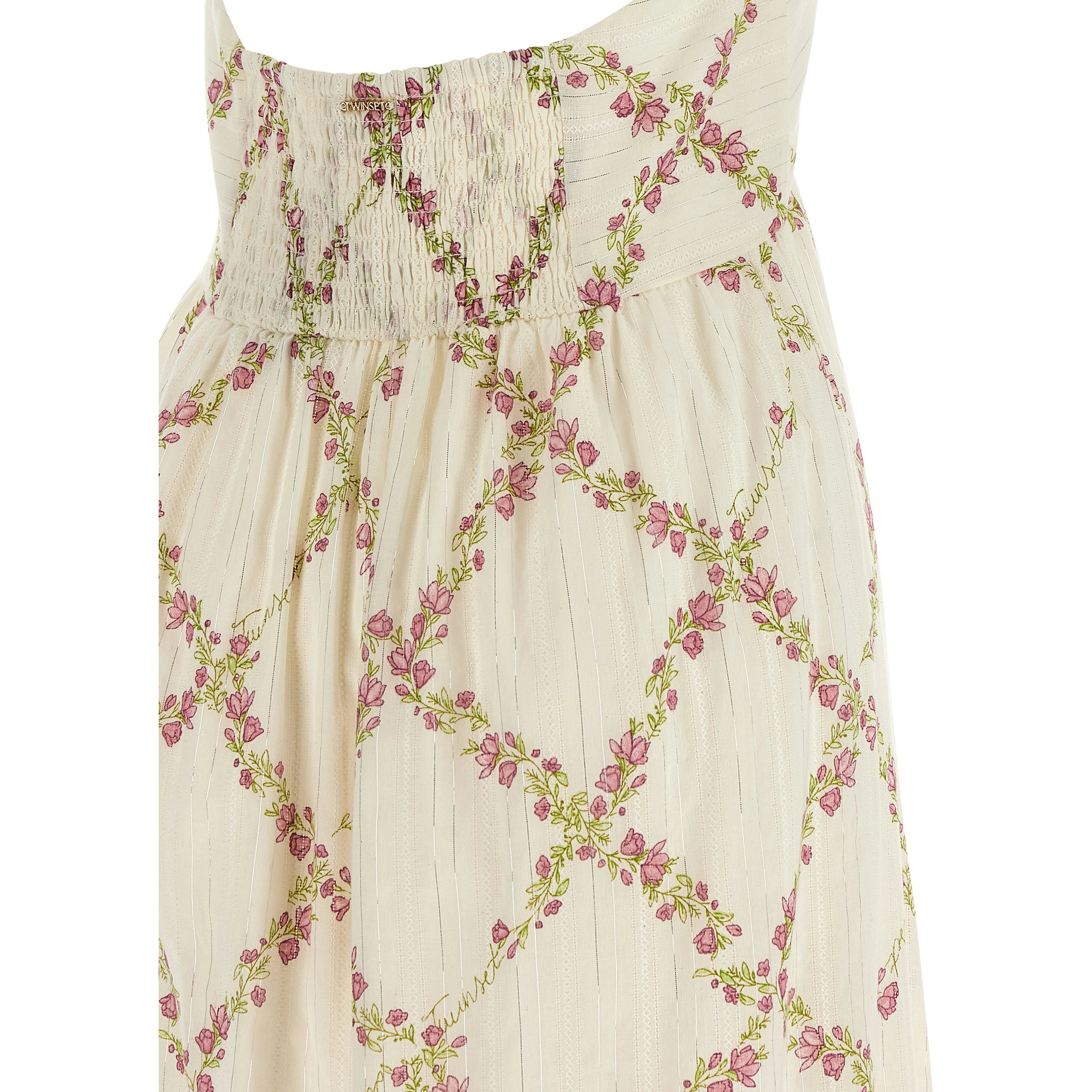 White Cotton Long Dress