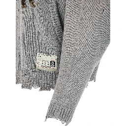 Gray Cotton Cardigan