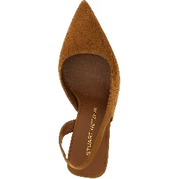 Brown Goatskin High Heel Pumps