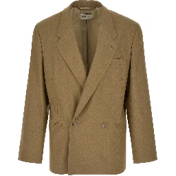 Bicolor Polyester Blazer