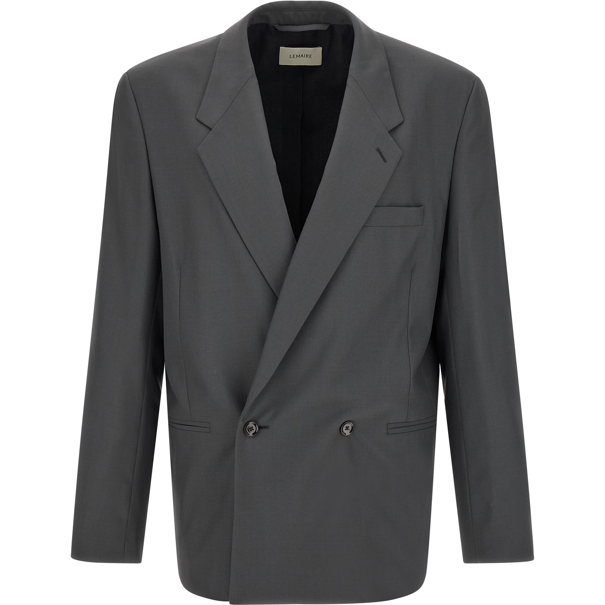 Gray Polyester Blazer