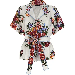 White Silk Blouse