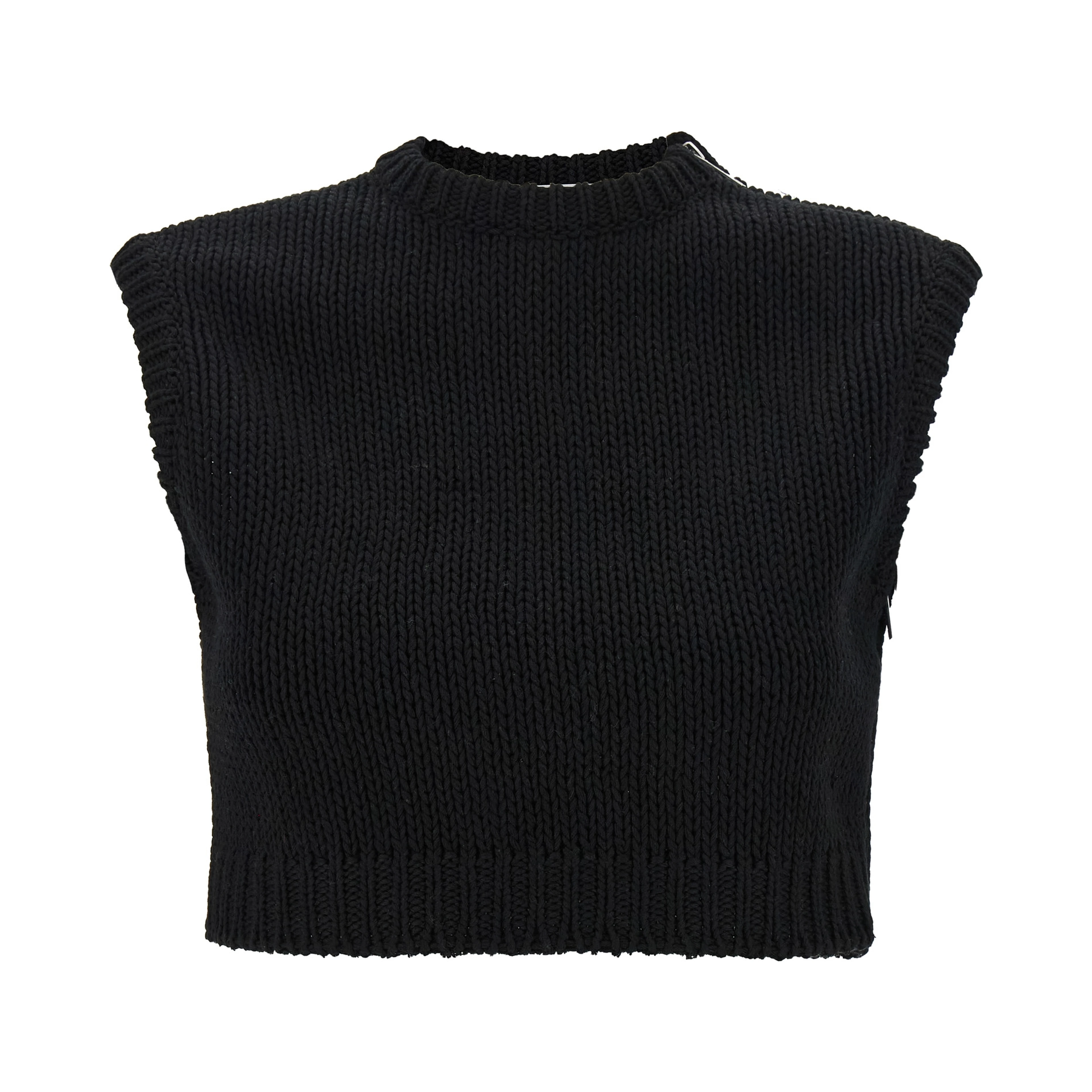 Black Cotton Cardigan