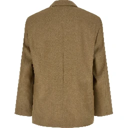 Bicolor Polyester Blazer