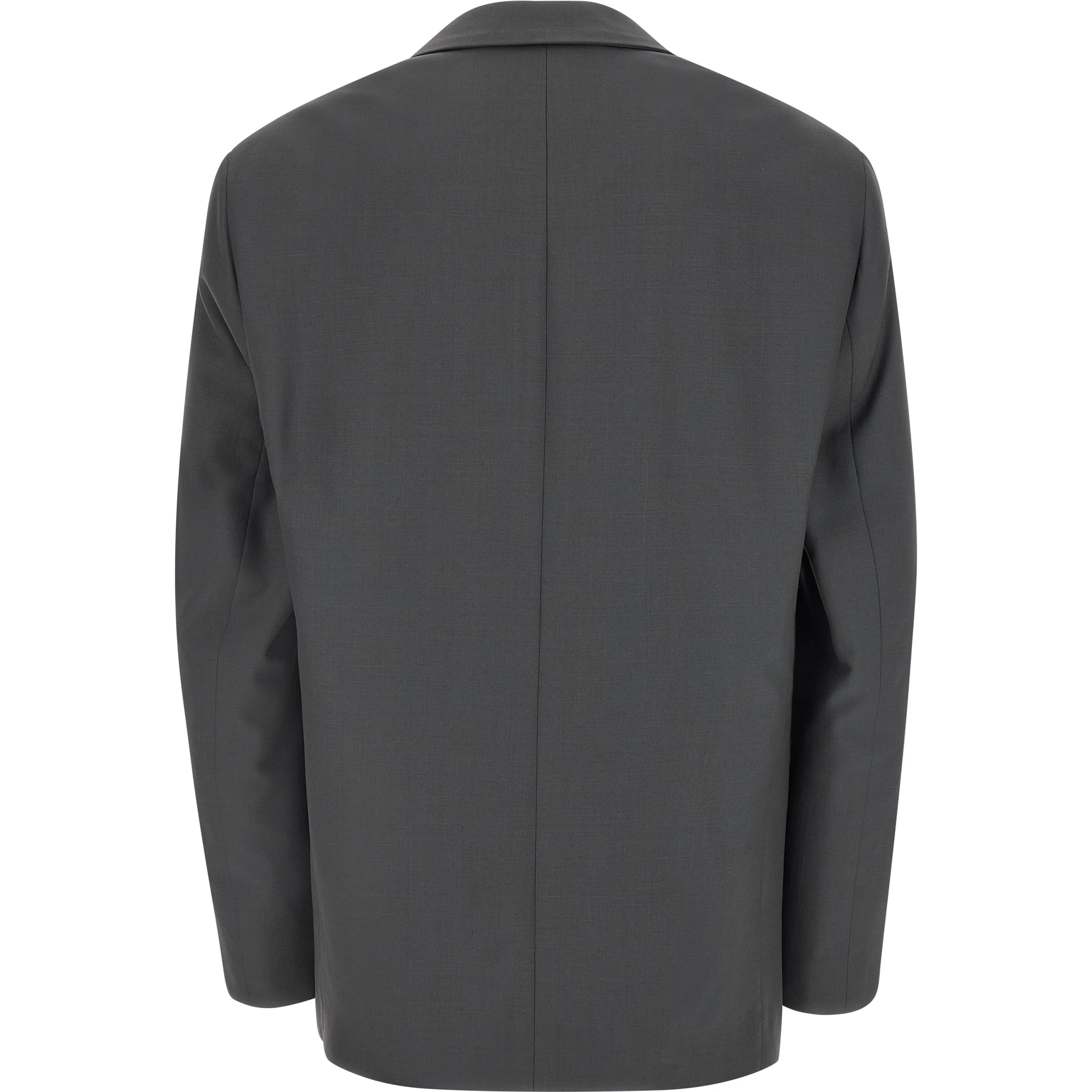 Gray Polyester Blazer