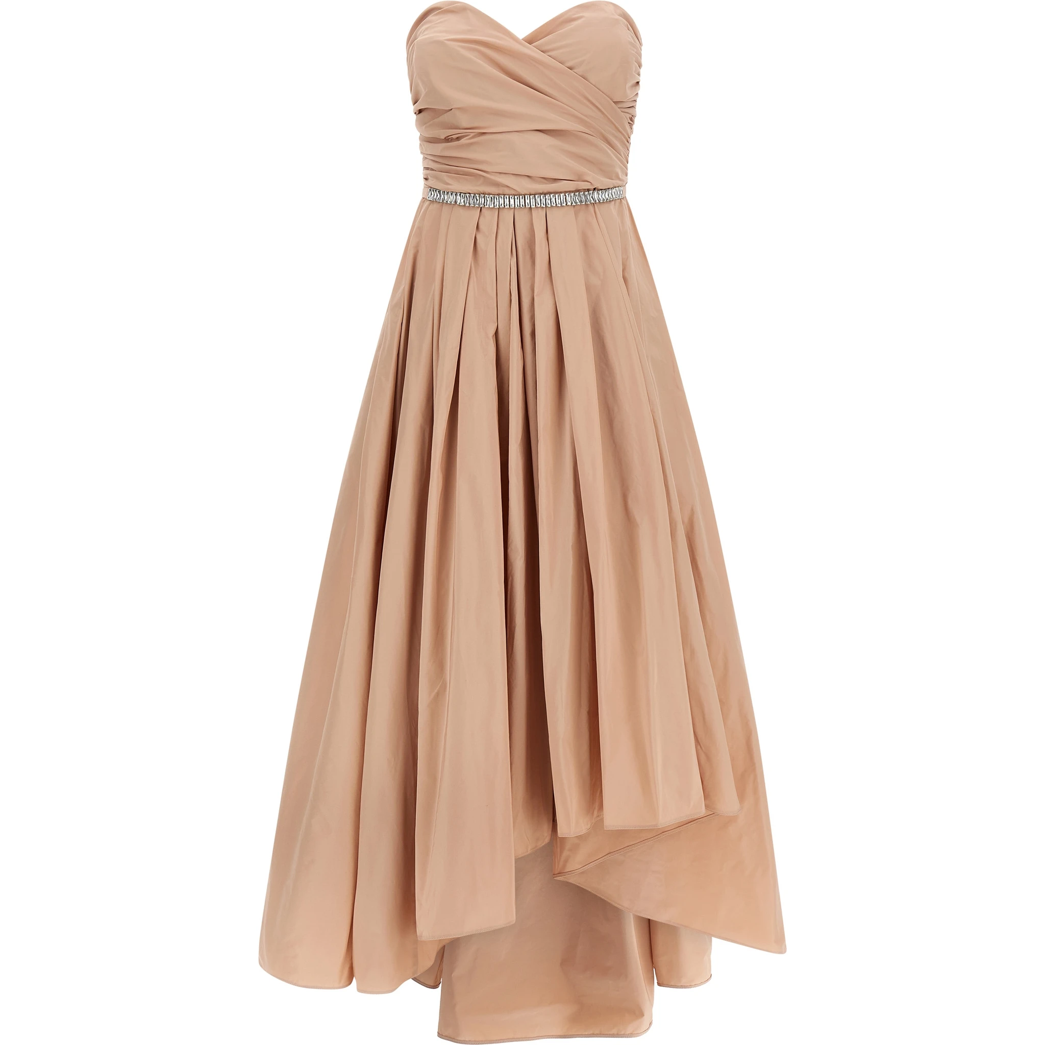 Multicolor Polyester Long Dress