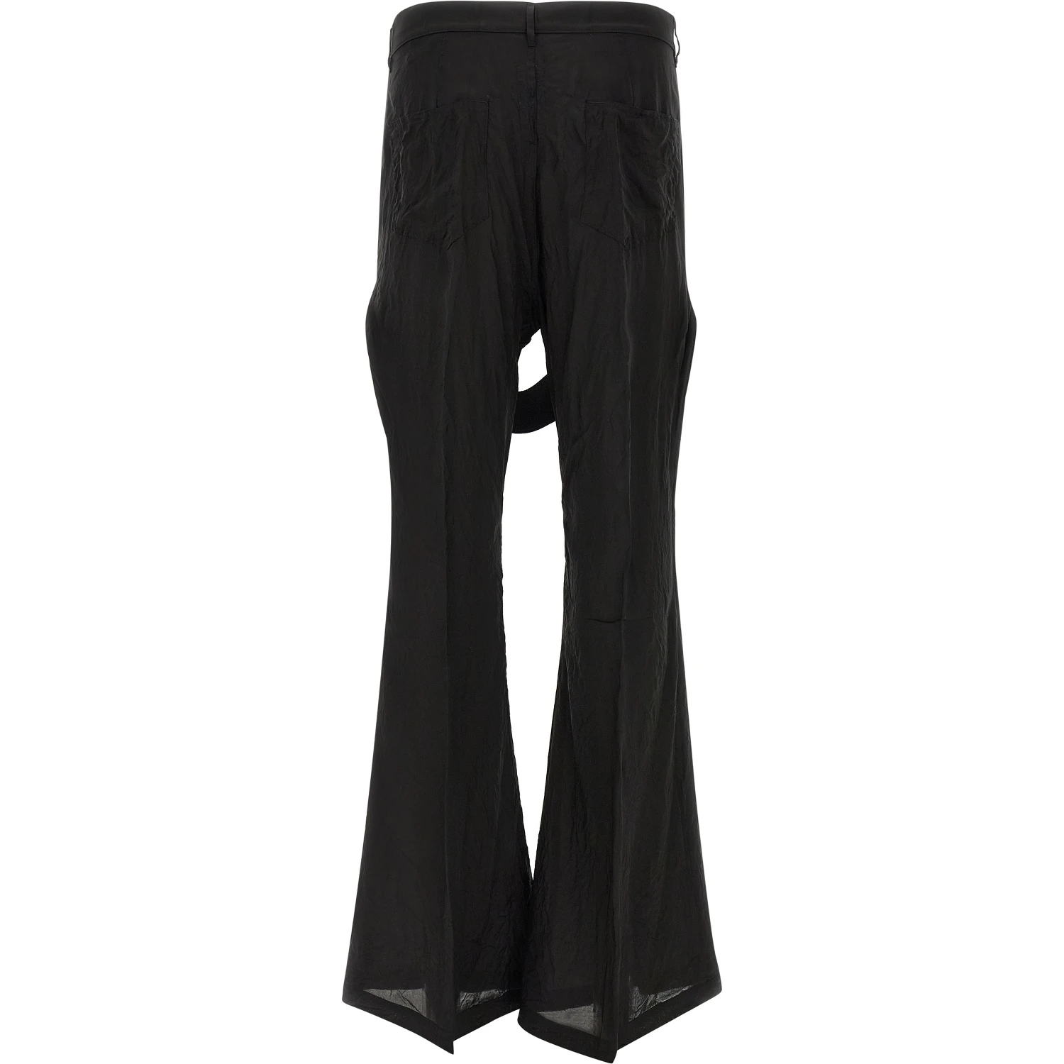 Black Copper Flared Pants