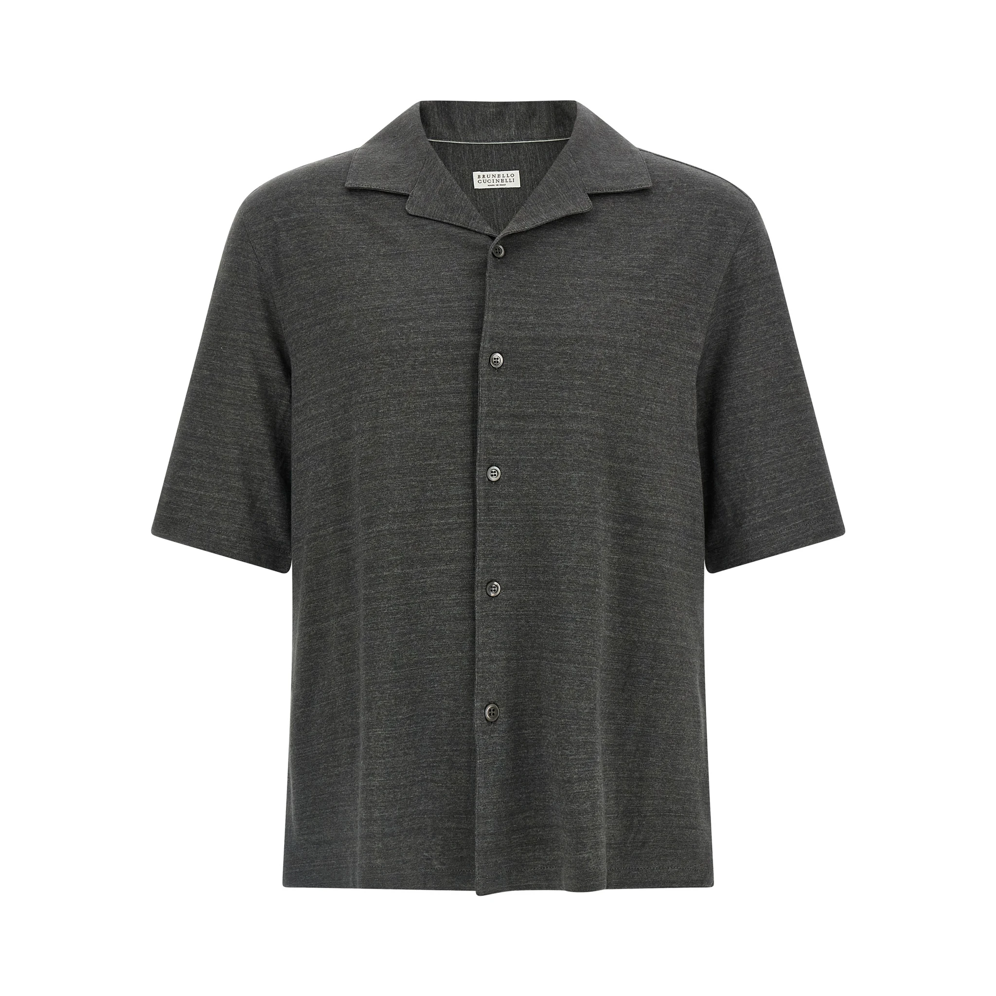 Gray Linen Blouse
