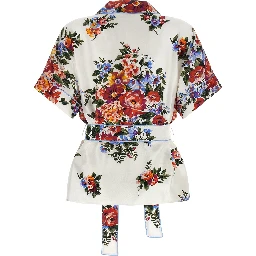 White Silk Blouse