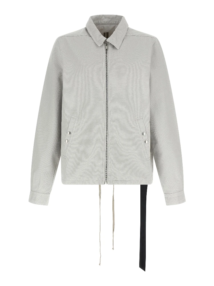 Beige Cotton Shell Jacket