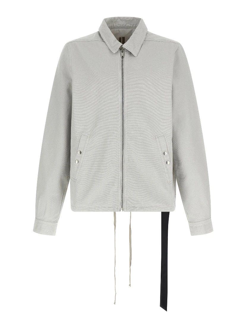 Beige Cotton Shell Jacket